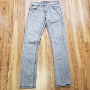 SOLD-Levis Gray Wash Skinny 511 Jeans Sz 29x32